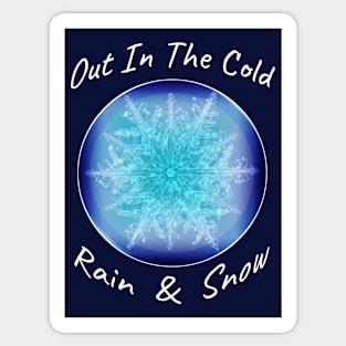 Grateful Dead and Company cold rain and snow snowflake deadhead Sticker